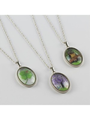 Ağaç Fanus Canlı Kolye