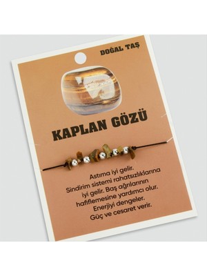 Kaplangözü Doğaltaşlı Ip Bileklik