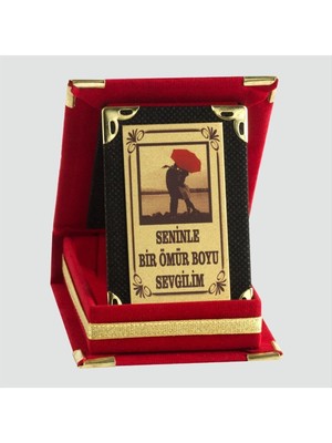 Seninle Bir Ömür Boyu Sevgilim Plaketi