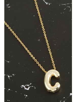 C Harfli Balon Kolye