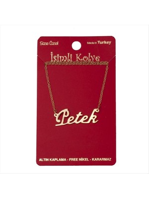 Petek Isimli Kolye (Kişiye Özel)