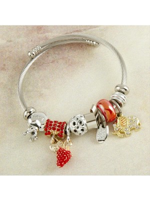 Çilek Panora Bileklik