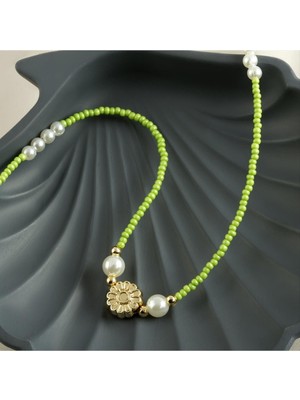 Inci Kum Boncuk Kolye