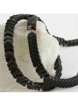8 mm Mat Çavuş Hematit Doğal Taş