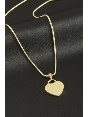 Xuping Kalp Lüks Çelik Kolye