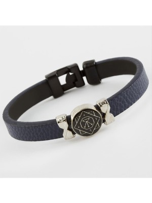 Yuvarlak Kaliteli Suni Deri Bileklik