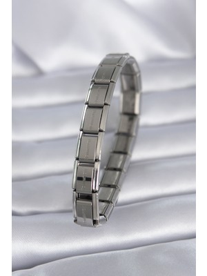 316L Çelik Gümüş Renk Yazılı Nomination Model Kadın Bileklik