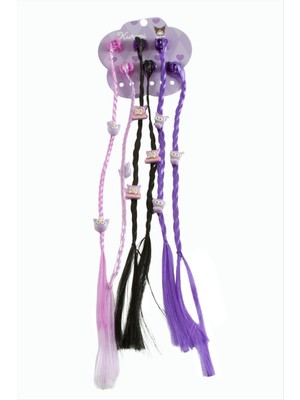 Kunomi Örgülü Saç Aksesuarı 6 Adet