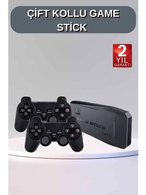 Game Stick 20000 Oyun Kablosuz Çift Kol Retro Oyunlar Game Stick Atari 2.4g 4K