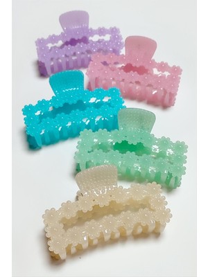 Kare Renkli Mandal Toka 8 cm