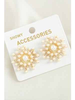 Kartanesi Trend Inci Küpe