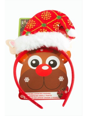 Noel Baba Şapkası Yılbaşı Taç