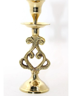 Tekli Pirinç Şamdan Model 5