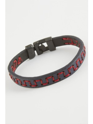 Labirent Kaliteli Suni Deri Bileklik