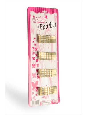 Sarı Topuzlu Tel Toka 32 Adet