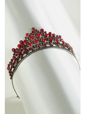 Lüks Taşlı Gelin Tacı