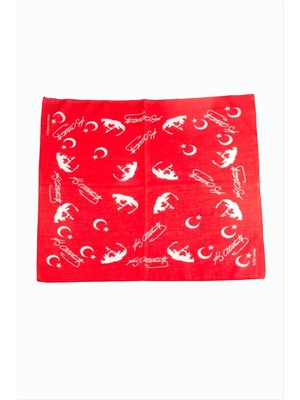 Ayyıldız Desenli Bandana 50*50
