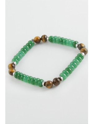 Yeşim Kaplangözü Doğaltaş Bileklik