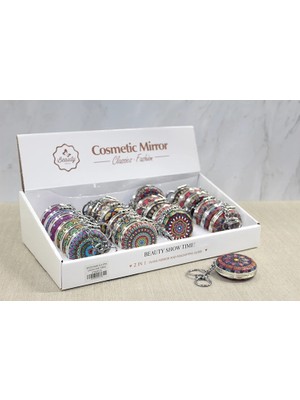 Taşlı El Aynası Anahtarlık ALK3769 (Hk-Work-Place)