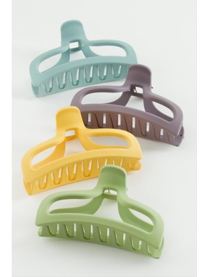 Oval Renkli Mandal Toka 10 cm