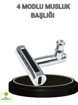 4 Fonksiyonlu Musluk Başlığı 360 Derece Dönebilen ve Su Tasarruflu (Hk-Work-Place)