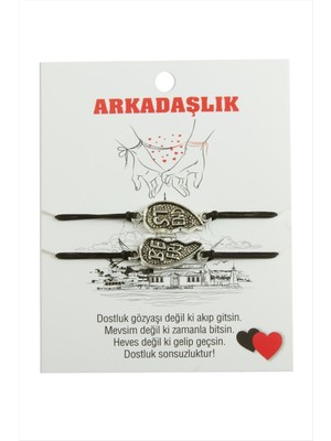 Best Friends Arkadaş Deri Bileklik