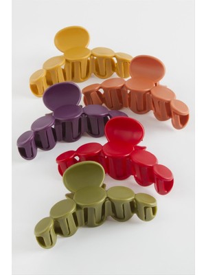 Oval Renkli Mandal Toka 9 cm