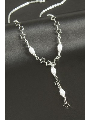 Yıldız Inci Y Kolye