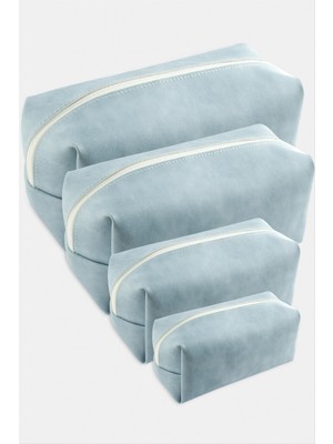 4 Adet El Tutmalı Makyaj Çantası