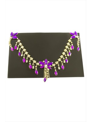 Papatya Şerit Taşlı Alınlık