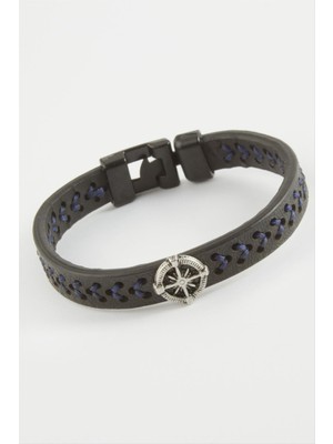 Pusula Kaliteli Suni Deri Bileklik