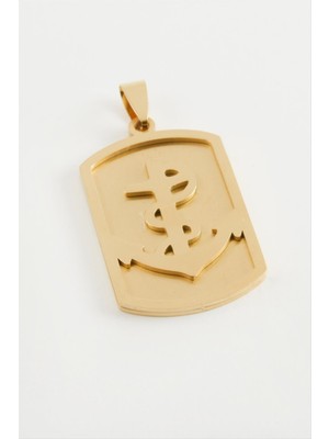 Çapa Çelik Kolye Ucu 4 cm