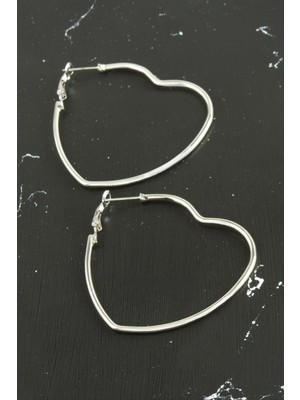 Kalp Trend Küpe 5 cm