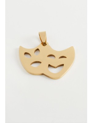 Hayalet Çelik Kolye Ucu 3 cm