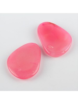 Özel Kesim Doğaltaş Plaka Akik Kolye Ucu