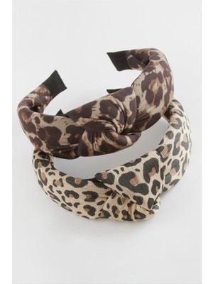 Leopar Desenli Fiyong Taç