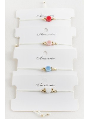 Yuvarlak Makrome Ip Bileklik