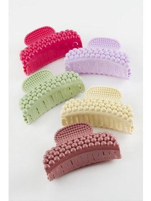 Oval Renkli Mandal Toka 9 cm