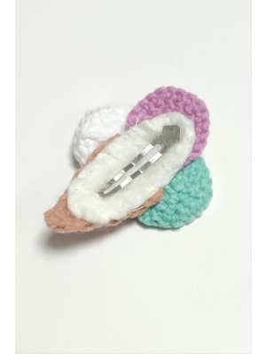 El Yapımı Dondurma Işlemeli Örgülü Çıtçıtlı Toka