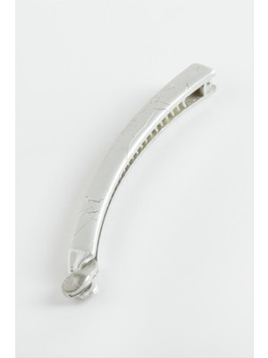 Gümüş Renkli Muz Toka 11 cm