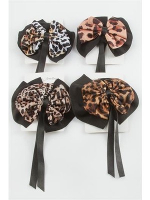 Leopar Desenli Kurdale Otomatik Toka 15 cm