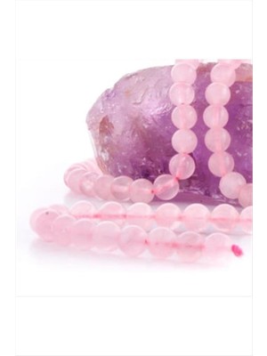 Pembe Kuvars Taşı Parlak 10 mm