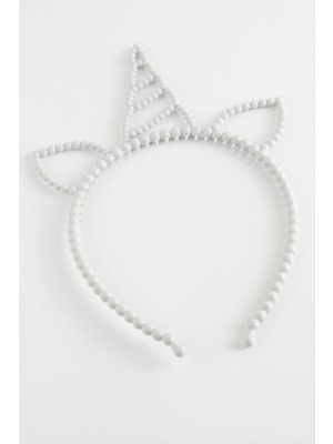 Unicn Kulaklı Plasik Çocuk Taç