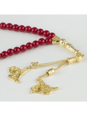 Kaplangözü & Akik Doğaltaş Tesbih 8 mm