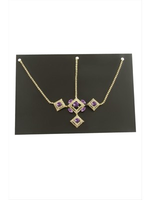 Dikdörtgen Şerit Taşlı Alınlık