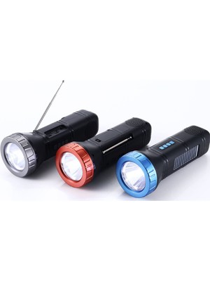 Ttt Güneş Enerjili Bluetooth Radyo Özellikli Kamp El Feneri