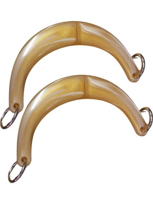 Çanta Sapı Ay Model Bal Rengi 17 cm