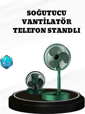 Verto Taşınabilir Şarjlı Mini Fan – Katlanabilir Gövde, 3 Hız Kademesi