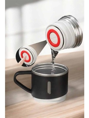 Verto Paslanmaz Çelik 3’lü Termos Seti Vakumlu ve 8 Saat Isı Koruma