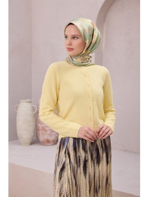 Belli Twill Ipek Eşarp - 4210-58 Su Yeşili Twill